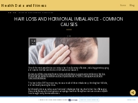Hair Loss and Hormonal Imbalance - Common Causes - Health Data and Fit