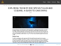 Exploring the Best Dive Sites in Tulum and Cozumel: A Guide to Cave Di