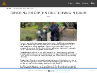 Exploring the Depths: Cenote Diving in Tulum - Dive Tulum