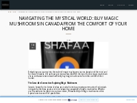 Navigating the Mystical World: Buy Magic Mushrooms in Canada from the 