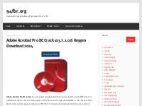 Adobe Acrobat Pro DC Crack v23.7.1.0   Keygen Download 2024