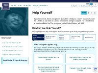 Help Yourself - 988 Suicide   Crisis Lifeline
