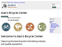  			Welcome to Alan’s Bicycle Center