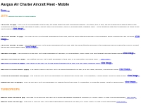 Aargus Air Charter Aircraft Fleet - Avalaible Aircraft