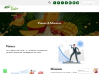 Vision   Mission | Mango, Guava and Papaya Fruit Pulp and Concentrates