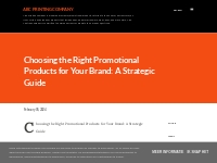 Choosing the Right Promotional Products for Your Brand: A Strategic Gu