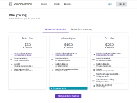 Pricing - Read the Docs