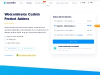 Woocommerce Product Addons, Extra Product Options | Custom Product Fie