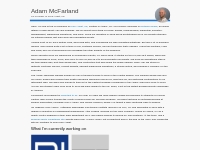 The Official Site of Adam McFarland