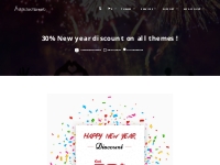 30% New year discount on all themes ! - AddictedToWeb