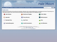 Pale Moon Add-ons - Extensions