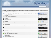 Pale Moon Add-ons - Themes