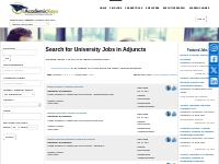 Search for Adjuncts University Jobs