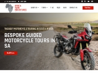 Africa Twin Adventures   Bespoke Guided Motorcycle Tours in South Afri