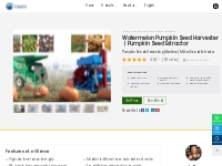 Affordable Watermelon Pumpkin Seed Harvester Machine
