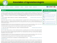 Awards | Association of Agrometeorologists