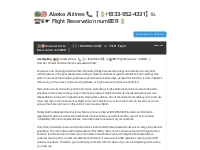 📚🎯 Alaska Airlines  📞【💲+1833-952-4331】℡ ☎️♛☛ Flight Reservation numBER