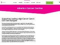 Alberta s Cancer Centres: Supporting patients across the province - Al
