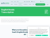 English/Arabic Transcription - Ali Saad Arabic Translation Services