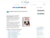 Research Methods For Psychology   Social Sciences | AllPsych