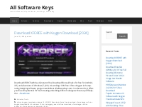 All Software Keys - cracks softwares, full pc softwares, serial keys, 