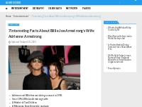 7 Interesting Facts About Billie Joe Armstrong’s Wife Adrienne Armstro