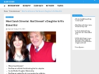 Meet Sarah Streeter: Rod Stewart's Daughter Is His Eldest Kid