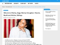 Who is Zuri Marley, Ziggy Marley s Daughter: Parents, Boyfriend