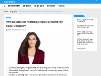 Who is Scarlett Schoeffling, Michael Schoeffling s Model Daughter?