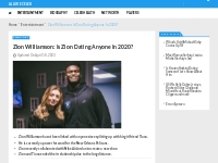 Zion Williamson: Is Zion Dating Anyone In 2020?