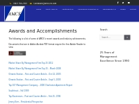 Awards and Accomplishments - AMCS - Real Estate Management