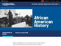 African American History | National Museum of American History