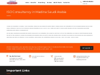 ISO Consultant in Madina, ISO Consultancy in Madina Saudi Arabia |