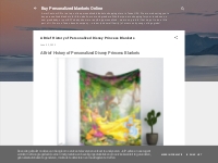 A Brief History of Personalized Disney Princess Blankets