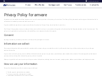 Privacy Policy - Amvare Inc.