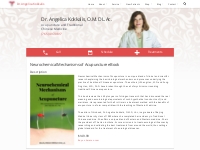 Neurochemical Mechanisms of Acupuncture eBook - Dr. Angelica Kokkalis,