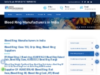 Bleed Ring Manufacturers in India, Ahmedabad, Gujarat | Bleed Ring Man