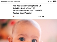 Are You Sick Of Symptoms Of Adhd In Adults Test? 10 Inspirational Sour