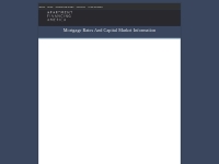 Mortgage Rates And Capital Markets Analysis Interest Rates