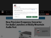 New Precision Frequency Converter for Audio Launches at Rocky Mountain