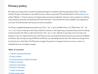 Privacy policy for werkehorse.com