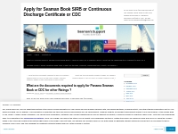  What are the documents required to apply for Panama Seaman Book or CD
