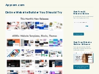 Online Website Builder You Should Try
