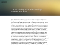 15 Surprising Facts About Fridge Freezer For Sale