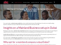 Mainland company setup Dubai | Expert Arab Consultants