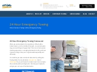 24 Hour Emergency Towing - Aria Towing Vancouver