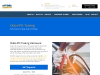 Clubs/PO Towing Vancouver - Aria Towing - 24/7 Dispatch