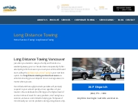 Long Distance Towing Vancouver - Aria Towing Services