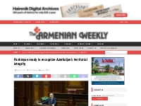 Pashinyan ready to recognize Azerbaijan s territorial integrity