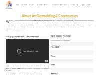 ABOUT US   Art Remodeling and Construction